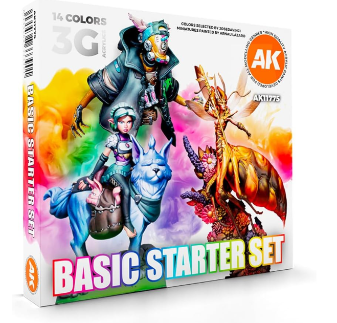 AK Interactive AK11775 - Juego básico de iniciación de acrílicos 3G