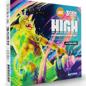 AK High pigmentation set - 14 colors