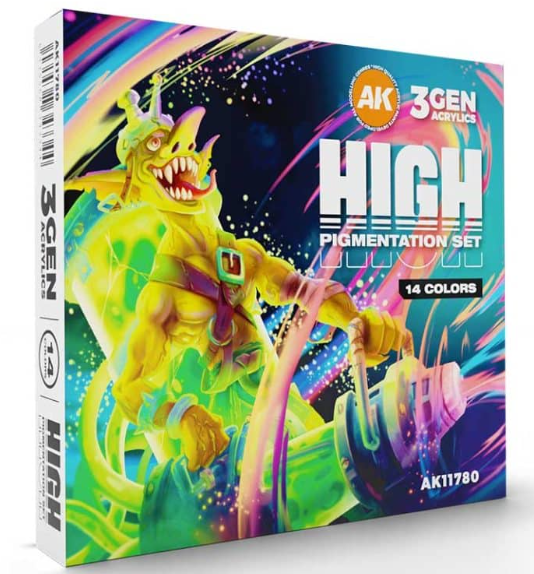 AK High pigmentation set - 14 colors