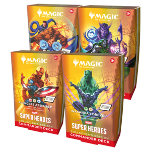 Magic the Gathering: Marvel Super Heroes  Collector Commander Deck CASE - INGLÉS Preventa 26 de junio