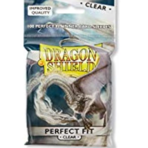 Dragonshield: 100ct Inner Sleeves - Standard Size  Perfect Fit Clear