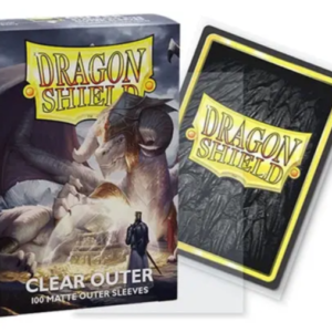 Dragonshield: 100ct Matte Outer Sleeves  - Standard Size Clear