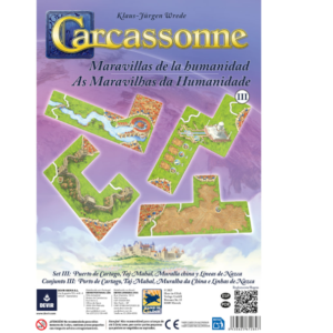 Carcassonne Expansión: Las Maravillas de la  Humanidad 3 - ESPAÑOL