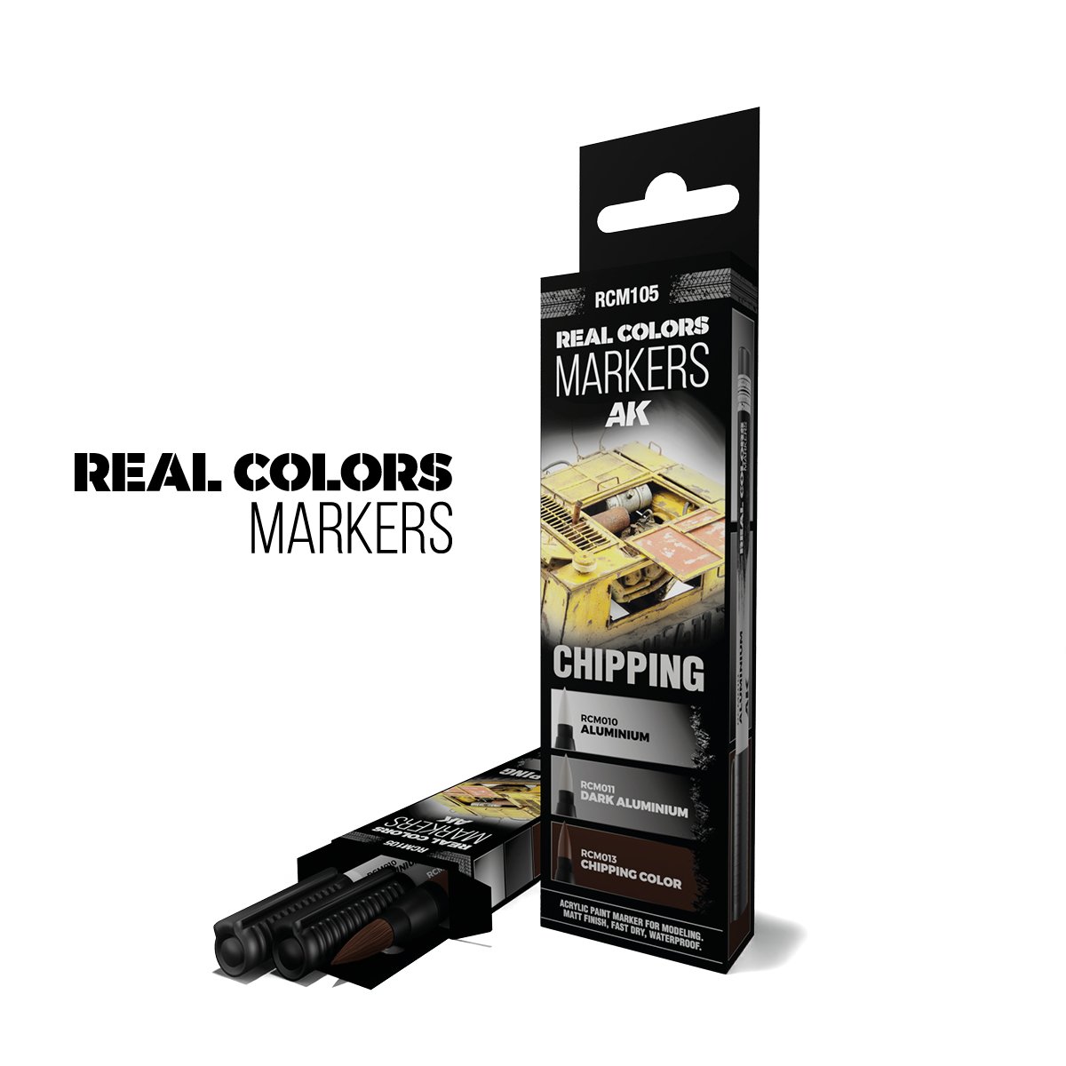 RCM105 CHIPPING - SET 3 REAL COLORS MARKERS Entrega 15 de Noviembre